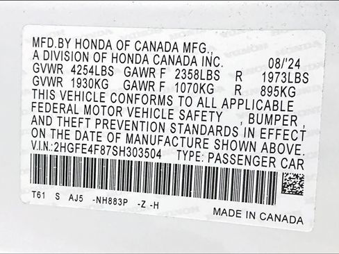 Used 2025 Honda Civic Sport Touring image 36
