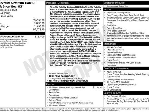 Used 2014 Chevrolet Silverado 1500 LT w/ LT Convenience Package RWD image 3