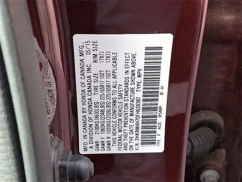 Used 2015 Honda CR-V EX-L image 26