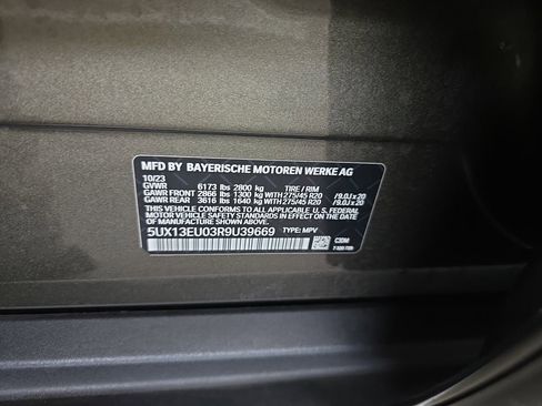 Certified 2024 BMW X5 sDrive40i w/ Parking Assistance Package RWD image 31