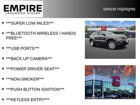 Used 2018 Jeep Grand Cherokee Laredo AWD/4WD image 2