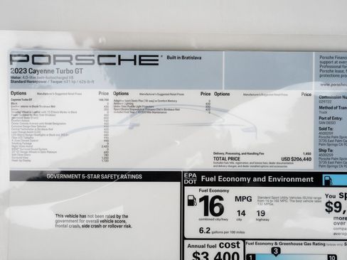 Used 2023 Porsche Cayenne Turbo GT image 90