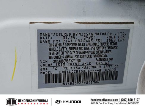 Used 2024 Nissan Sentra SV FWD image 35