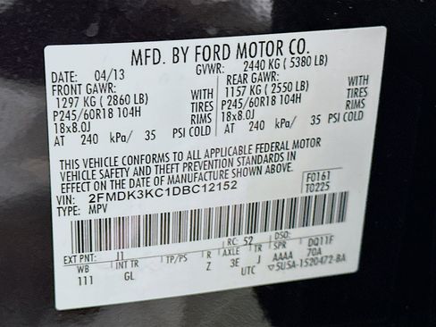 Used 2013 Ford Edge Limited image 12