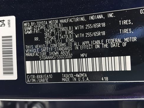 Used 2025 Toyota Grand Highlander FWD image 9