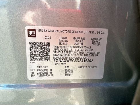 Used 2024 Chevrolet Equinox RS w/ RS Leather Package AWD/4WD image 30