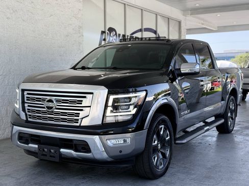 Used 2021 Nissan Titan Platinum Reserve w/ Moonroof Package AWD/4WD image 2