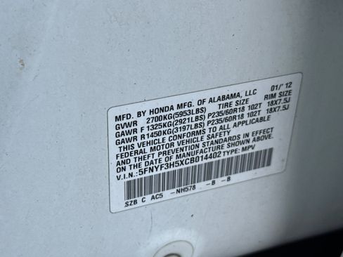 Used 2012 Honda Pilot EX-L image 19