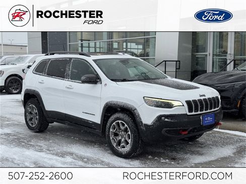 Used 2021 Jeep Cherokee Trailhawk w/ Sun, Sound & Nav Group image 1