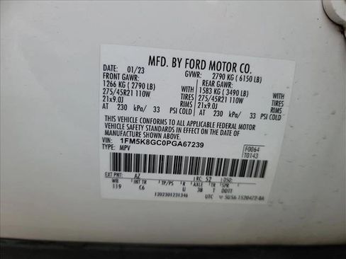 Used 2023 Ford Explorer ST w/ Equipment Group 401A AWD/4WD image 22