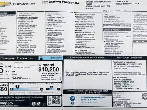 Used 2023 Chevrolet Corvette Z06 image 24