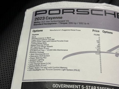 Certified 2023 Porsche Cayenne AWD/4WD image 59