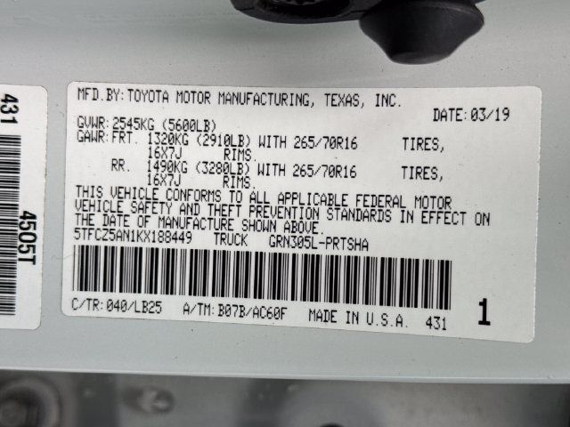Used 2019 Toyota Tacoma TRD Pro AWD/4WD image 19