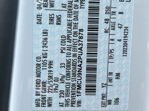 Used 2023 Ford Escape ST-Line Select w/ Tech Pack #2 image 37