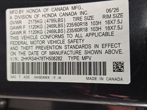 New 2026 Honda CR-V EX-L image 20