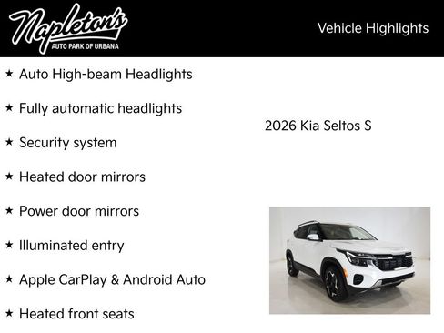 New 2026 Kia Seltos S image 16
