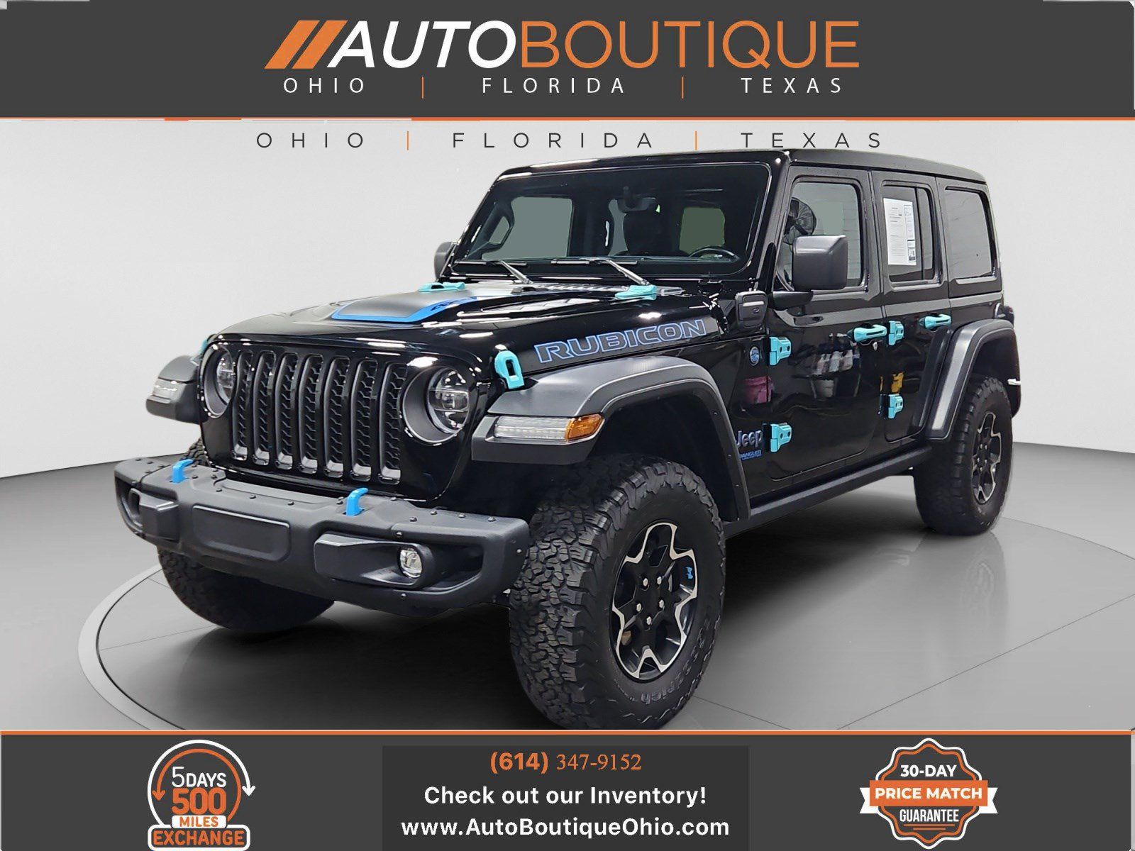 Used 2022 Jeep Wrangler Unlimited Rubicon 4xe w/ Steel Bumper Group AWD/4WD image 1