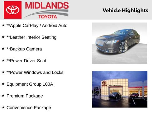 Used 2020 Lincoln Continental w/ Premium Package image 2