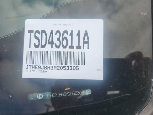 Used 2021 Lexus UX 250h F Sport w/ Accessory Package (Z1) AWD/4WD image 5
