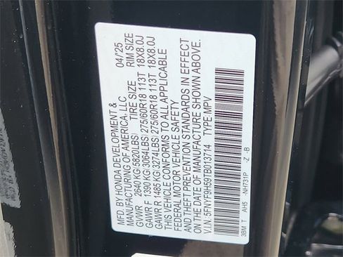 Certified 2026 Honda Passport TrailSport image 21