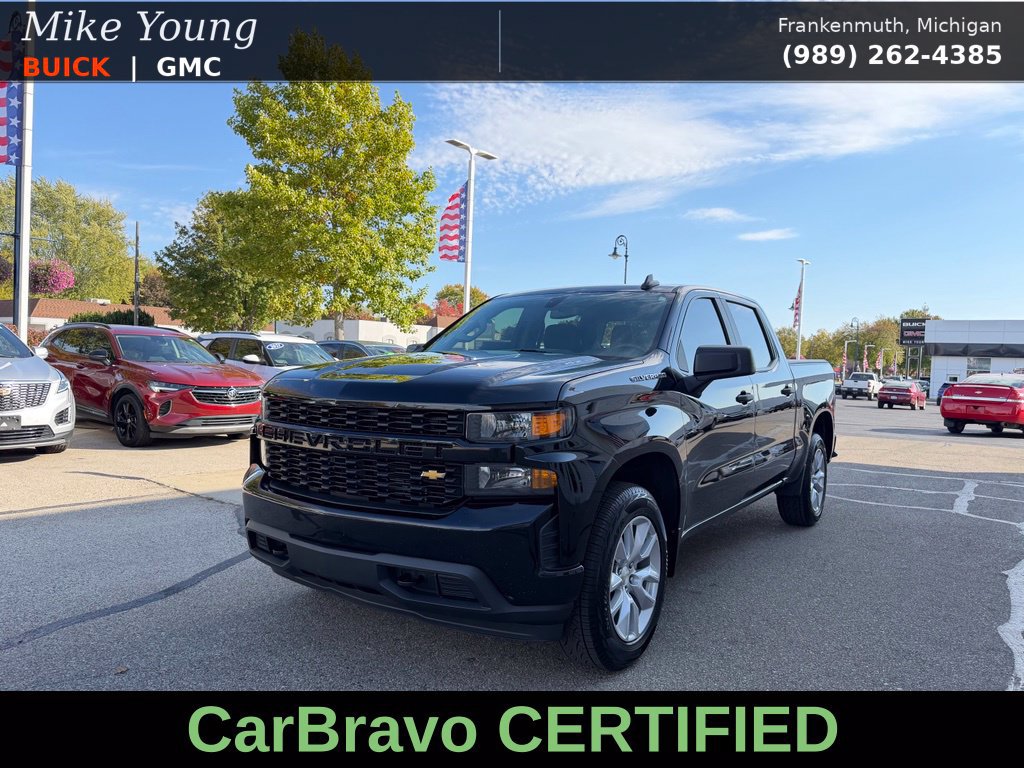 Used 2021 Chevrolet Silverado 1500 Custom w/ LPO, Dark Essentials Package AWD/4WD image 1