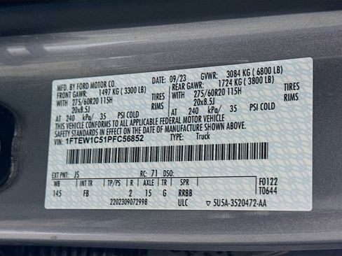 Used 2023 Ford F150 XLT w/ Equipment Group 302A High image 12