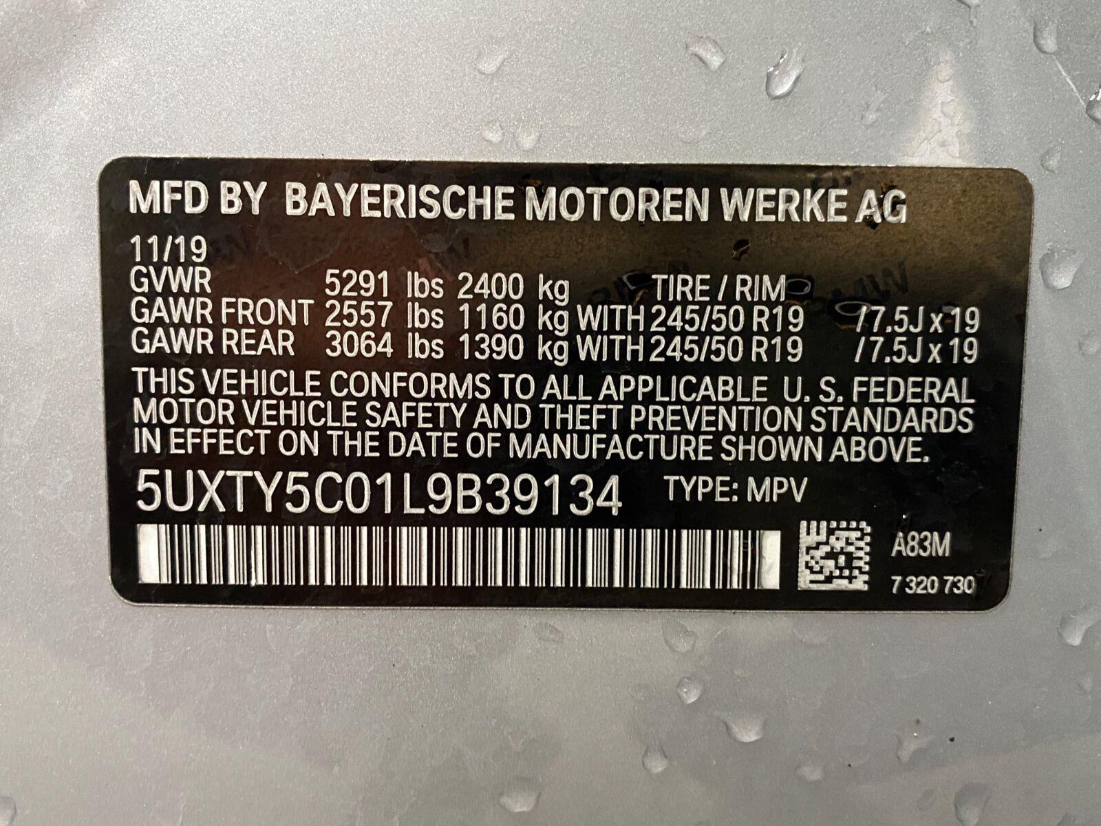 Used 2020 BMW X3 xDrive30i w/ Convenience Package AWD/4WD image 33