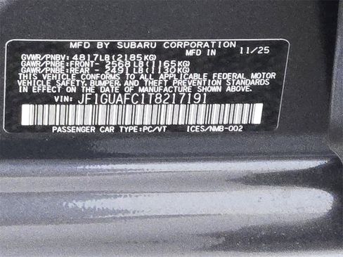 New 2026 Subaru Impreza 2.0i Sport image 17