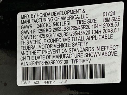 Used 2024 Honda Passport EX-L image 32