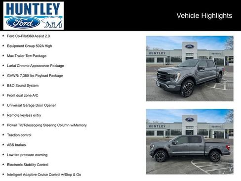 Used 2021 Ford F150 Lariat w/ Equipment Group 502A High image 2