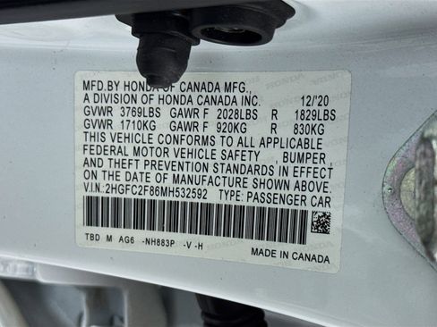 Used 2021 Honda Civic Sport image 39