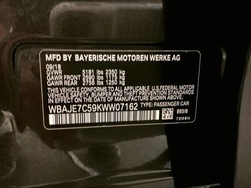 Used 2019 BMW 540i xDrive w/ Premium Package AWD/4WD image 32