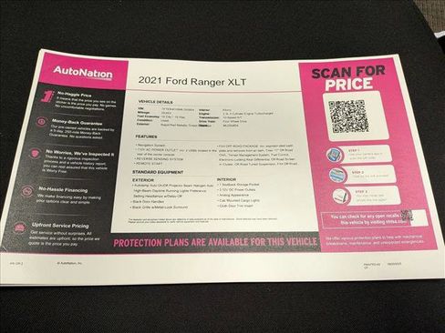 Used 2021 Ford Ranger XLT w/ Equipment Group 302A High image 21