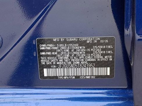 New 2026 Subaru Crosstrek 2.5i Limited AWD/4WD image 9