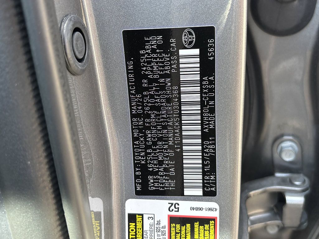 Used 2026 Toyota Camry SE w/ Convenience Package FWD image 15