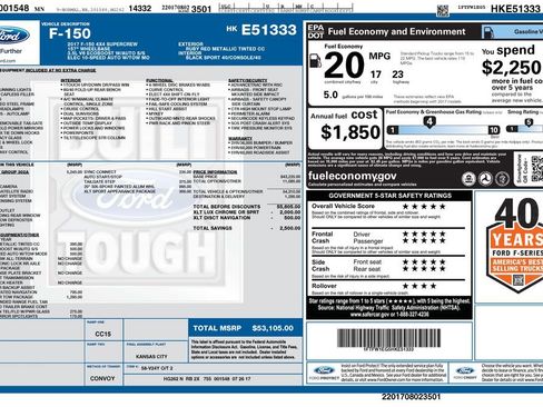 Used 2017 Ford F150 XLT w/ Equipment Group 302A Luxury image 7