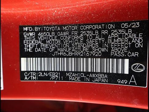 Certified 2024 Lexus UX 250h F Sport FWD image 12