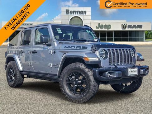 Certified 2019 Jeep Wrangler Unlimited Sahara w/ Quick Order Package 24M Moab AWD/4WD image 1