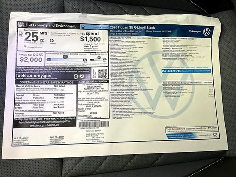 New 2026 Volkswagen Tiguan SE R-Line image 37