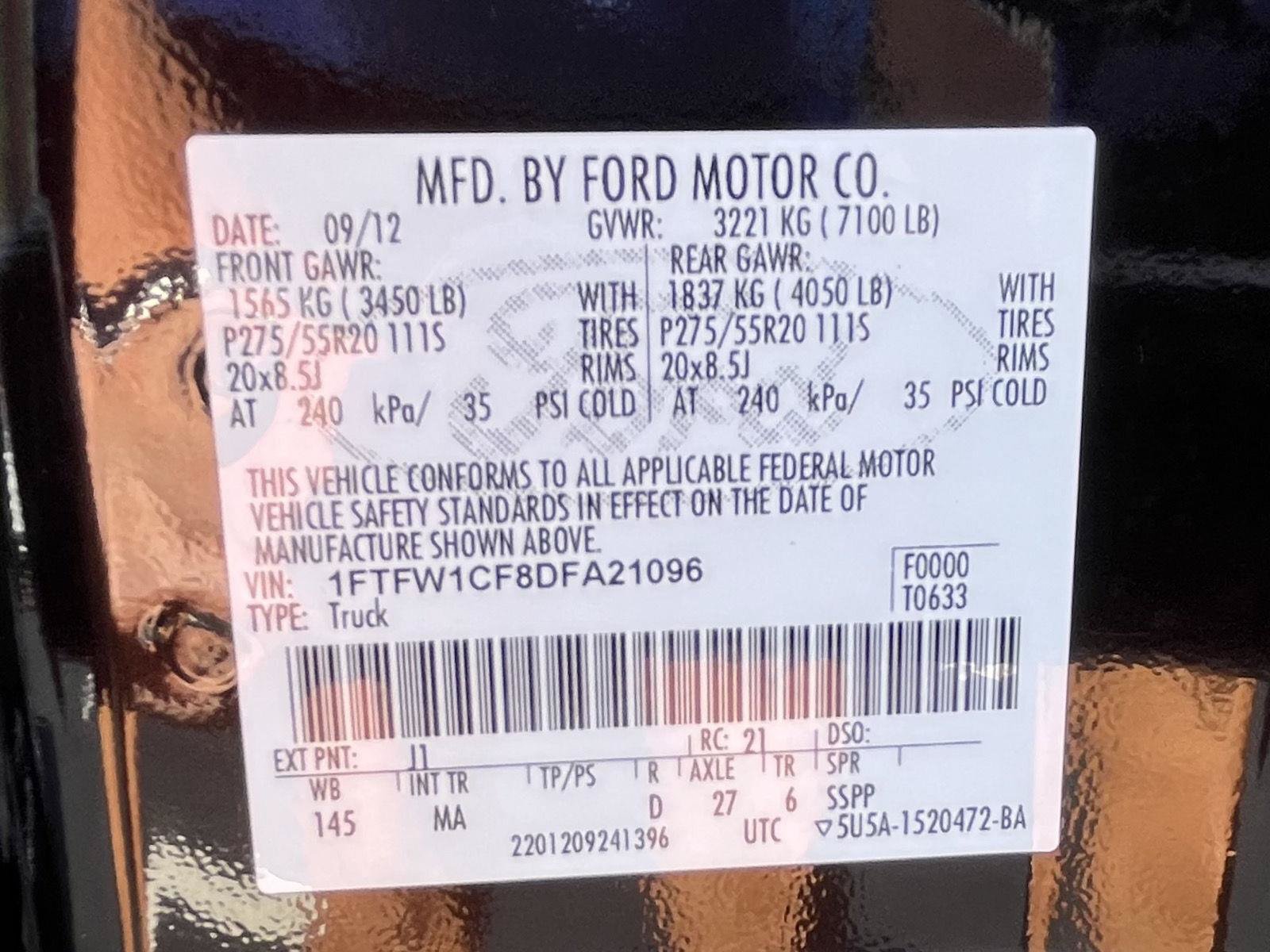 Used 2013 Ford F150 XLT w/ Luxury Equipment Group RWD image 34
