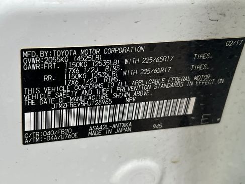 Used 2017 Toyota RAV4 LE w/ Carpet Mat Package FWD image 26
