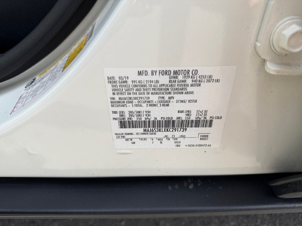Used 2019 Ford EcoSport Titanium AWD/4WD image 36