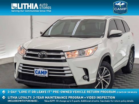 Used 2018 Toyota Highlander XLE image 1