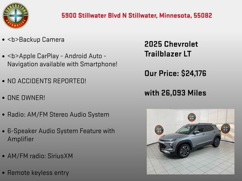 Used 2025 Chevrolet TrailBlazer LT AWD/4WD image 5