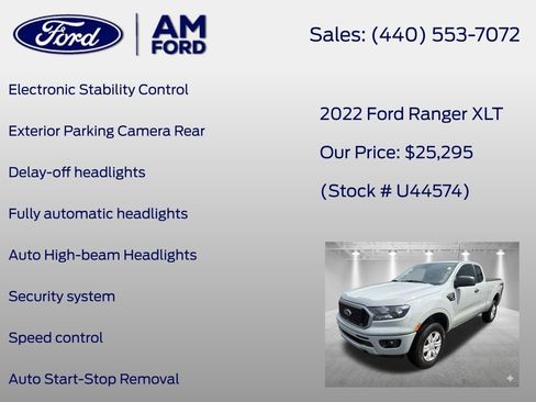 Used 2022 Ford Ranger XLT AWD/4WD image 13