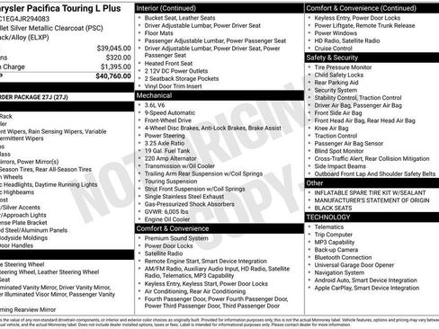 Used 2018 Chrysler Pacifica Touring-L Plus image 13