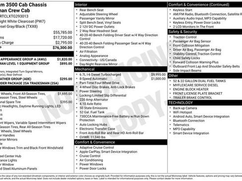 New 2026 RAM 3500 Tradesman w/ Chrome Appearance Group A AWD/4WD image 11
