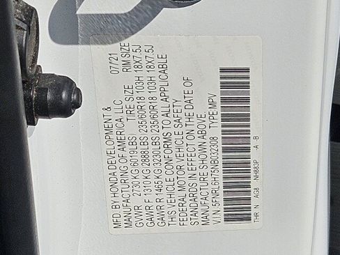 Used 2022 Honda Odyssey EX-L image 28