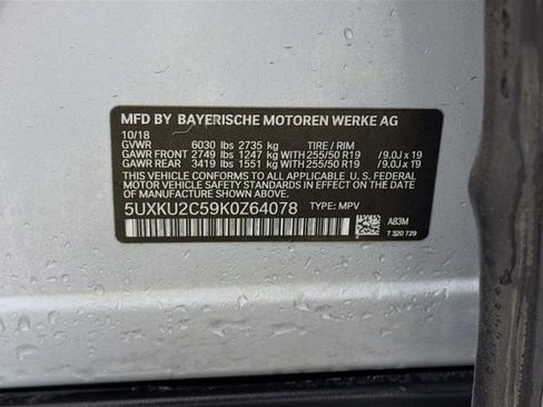 Used 2019 BMW X6 xDrive35i image 37