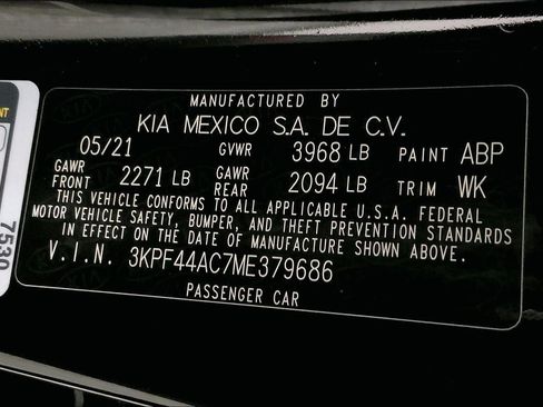 Certified 2021 Kia Forte GT w/ GT2 Package FWD image 31